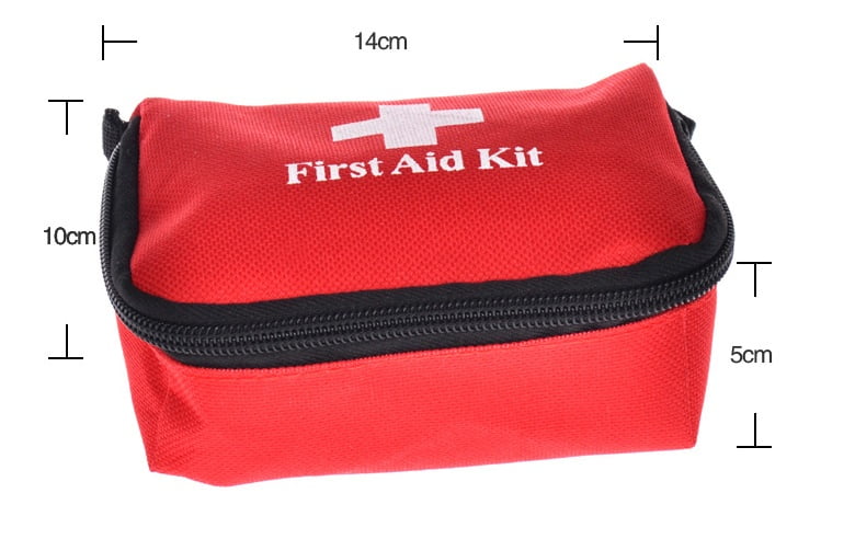 Mini First Aid Kit, Small First Aid Kit - Includes, Scissors, Bandage for Travel, Home, Office, Vehicle, Camping, Workplace & Outdoor - Image 2