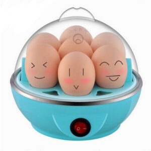 Rapid Egg Cooker: 7 Egg Capacity Electric Egg Cooker for Hard Boiled Eggs, Poached Eggs, Scrambled Eggs, or Omelets with Auto Shut Off Feature and anti-dry egg burning machine