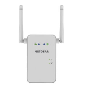 NETGEAR Wi-Fi Range Extender EX6120 - Coverage Up to 1500 Sq Ft and 25 Devices with AC1200 Dual Band Wireless Signal Booster & Repeater (Up to 1200Mbps Speed), and Compact Wall Plug Design