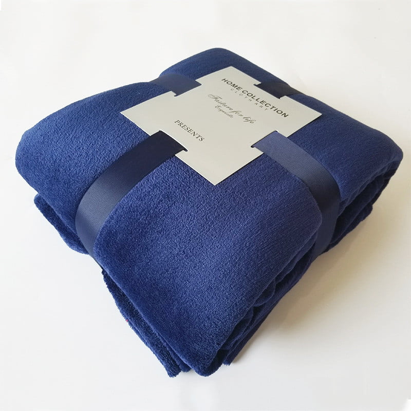 Pure Color Fleece Blanket, Travel Blanket, Fleece Throw Blanket for Couch - Lightweight Plush Fuzzy Cozy Soft Blankets and Throws for Sofa, Travel - Image 3