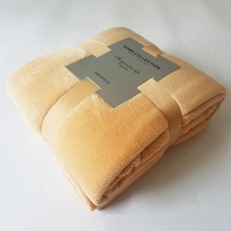 Pure Color Fleece Blanket, Travel Blanket, Fleece Throw Blanket for Couch - Lightweight Plush Fuzzy Cozy Soft Blankets and Throws for Sofa, Travel - Image 5