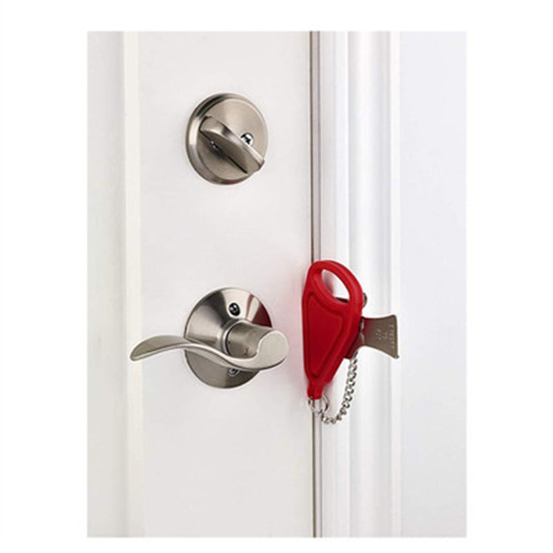 Portable Door Lock Home Security Door Locker Travel Lockdown Locks for Additional Safety and Privacy Perfect for Traveling Hotel Home Apartment College - Image 5