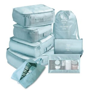 8 Set Packing Cubes Luggage Packing Organizers for Travel Accessories