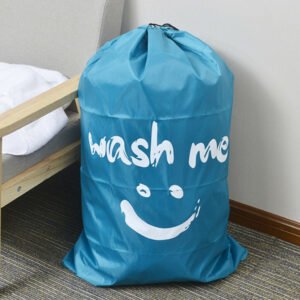 Wash Me Travel Laundry Bag, Machine Washable Dirty Clothes Organizer, Large Enough to Hold 4 Loads of Laundry, Easy Fit a Laundry Hamper or Basket